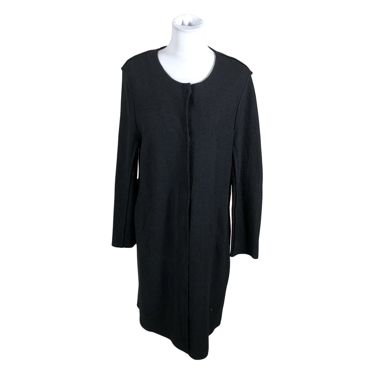 Unisex Sand - Wool coat, size 40 - Black (1)