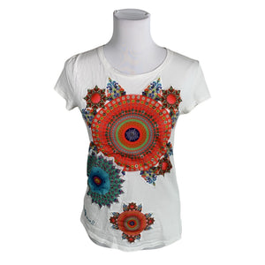 Unisex Desigual - T-shirt, size 36 - White (1)
