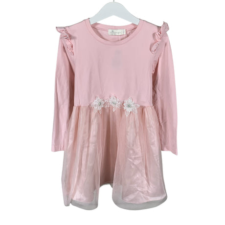 Unisex Mingnelin - Tricot dress, size 116 - 122 - Light pink ()