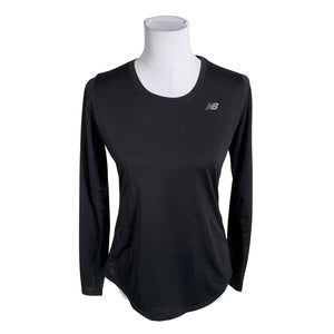 Unisex New Balance - Sports shirt, long sleeve, size 36 - Black (1)