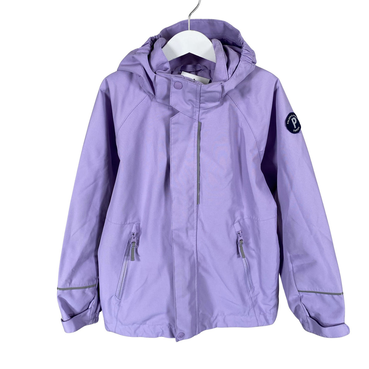 Unisex Polarn O. Pyret - Spring/Fall jacket, size 116 - 122 - Violet (1)