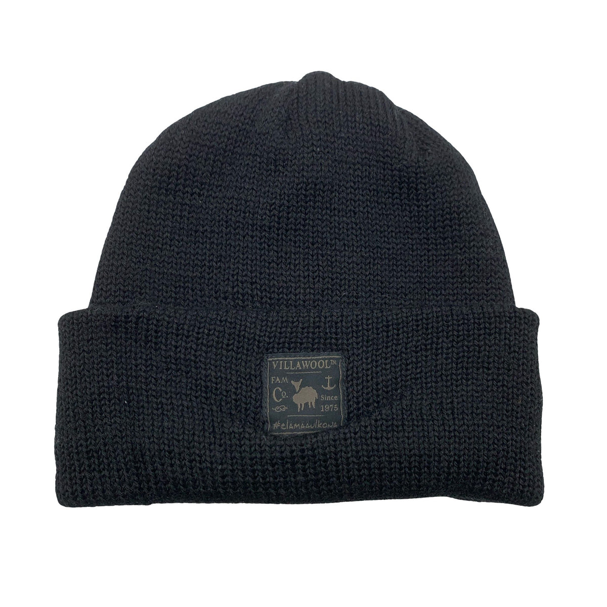 Unisex Villawool - Winter beanie, size 54 - 56 cm - Black (1)