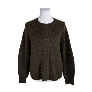 Unisex Selected - Cardigan, size 38 - Brown (1)