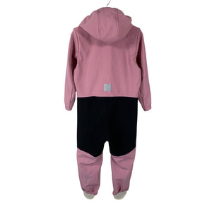 Unisex Reima - Soft shell jumpsuit, size 104 - 110 - Light pink (2)