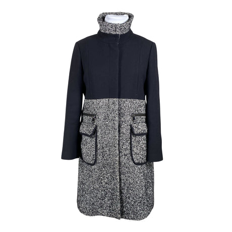 Unisex Sfizio - Wool coat, size 42 - Black ()