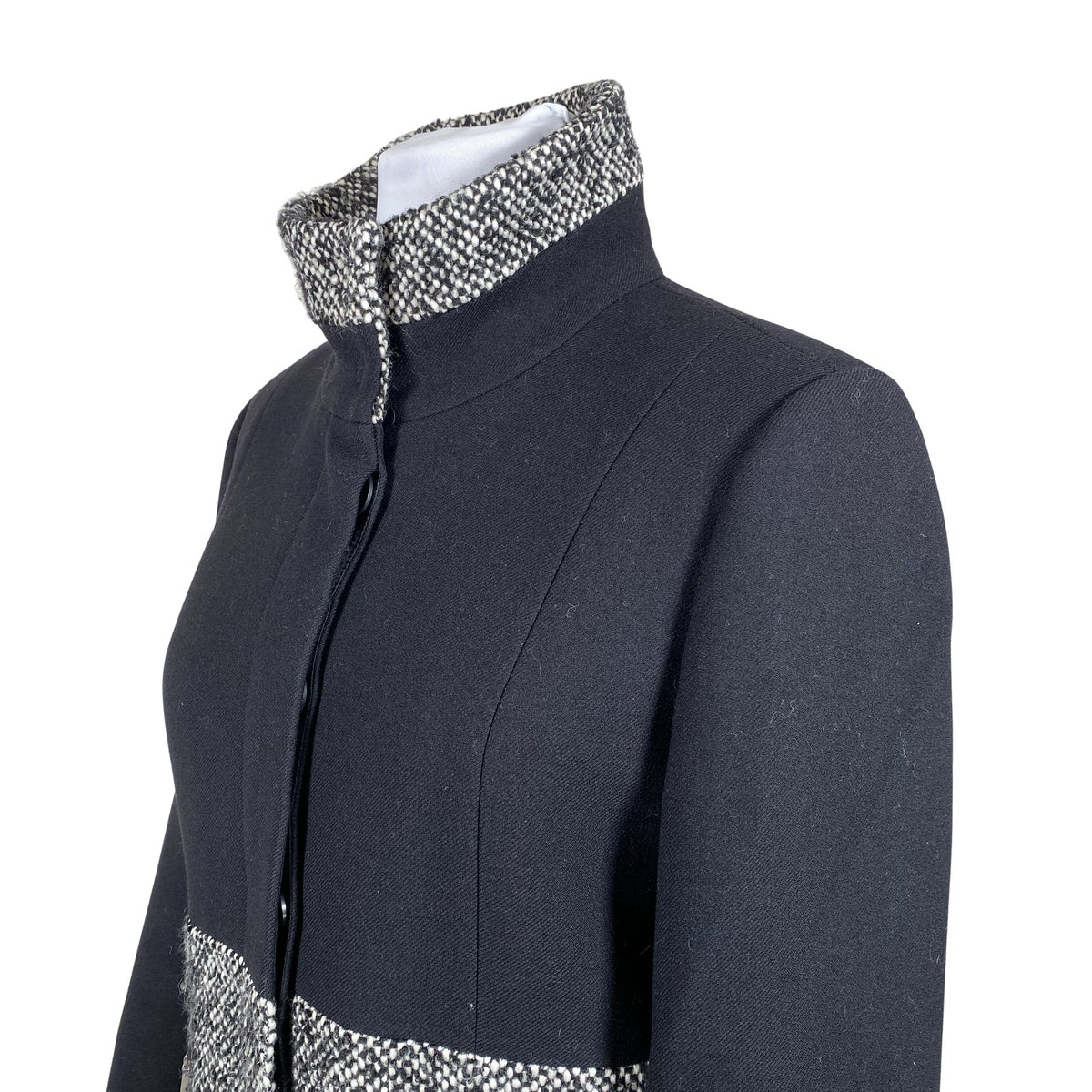 Unisex Sfizio - Wool coat, size 42 - Black (2)