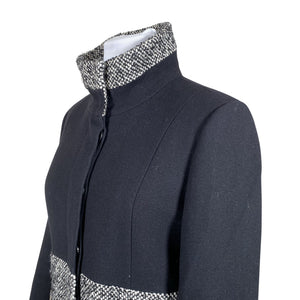 Unisex Sfizio - Wool coat, size 42 - Black (2)