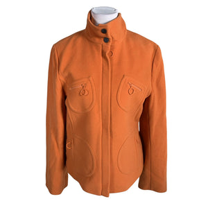 Unisex Damo - Wool coat, size 40 - Orange (1)