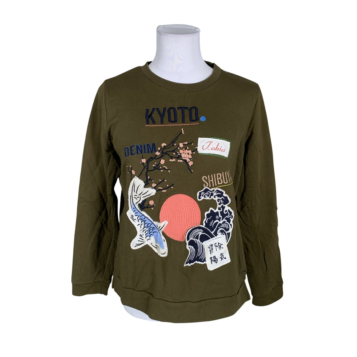 Unisex Tom Tailor - Sweatshirt, size 40 - Brown (1)
