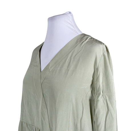 Unisex R-collection - Schiffon dress, size 42 - Green (2)