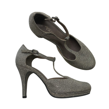 Unisex Tamaris - Evening high heels, size 38 - Gray ()
