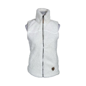 Unisex McKinley - Fleece vest, size 38 - White (1)