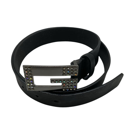 Unisex Guess - Leather belt, size Ei kokoa - Black ()