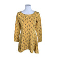 Unisex PaaPii - Tricot tunic, size 38 - Yellow ()