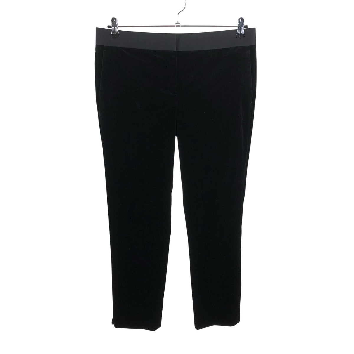 Unisex Theory - Velvet pants, size 40 - Black (1)