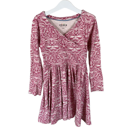 Unisex Boden - Tricot dress, size 122 - 128 - Pink ()