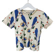 Unisex Mini Rodini - T-shirt, size 128 - 134 - Beige ()