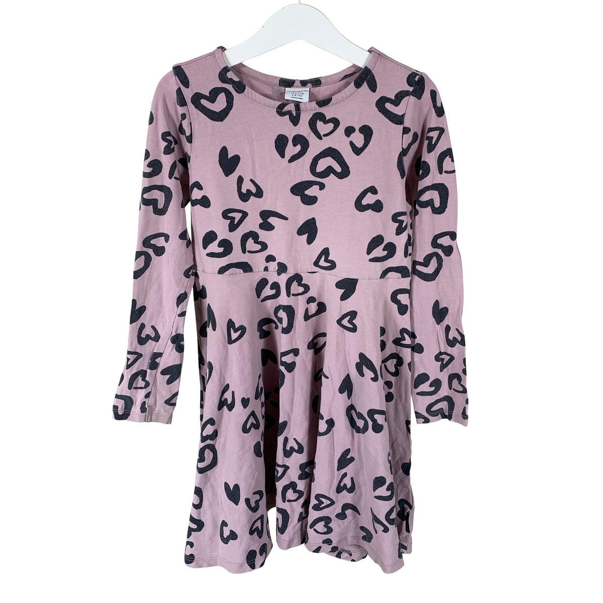 Unisex Polarn O. Pyret - Tricot dress, size 122 - 128 - Violet (1)