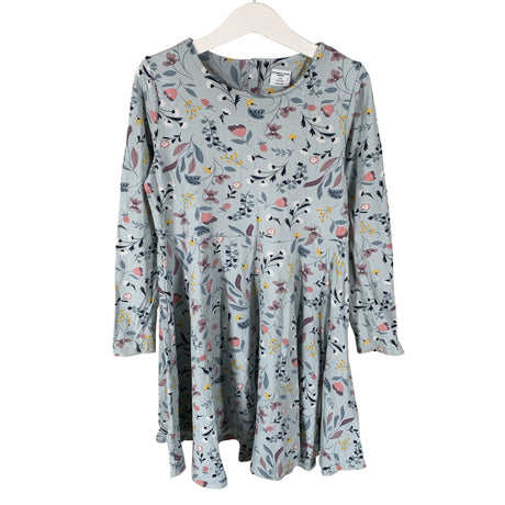 Unisex Polarn O. Pyret - Tricot dress, size 122 - 128 - Light blue ()