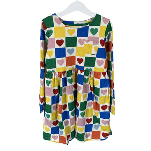 Unisex Boden - Tricot dress, size 128 - 134 - White (2)