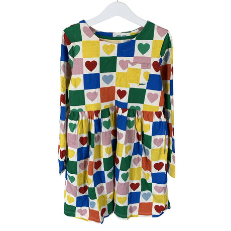 Unisex Boden - Tricot dress, size 128 - 134 - White ()