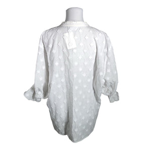 Unisex Andiata - Short-sleeved blouse, size 40 - White (2)