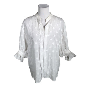 Unisex Andiata - Short-sleeved blouse, size 40 - White (1)
