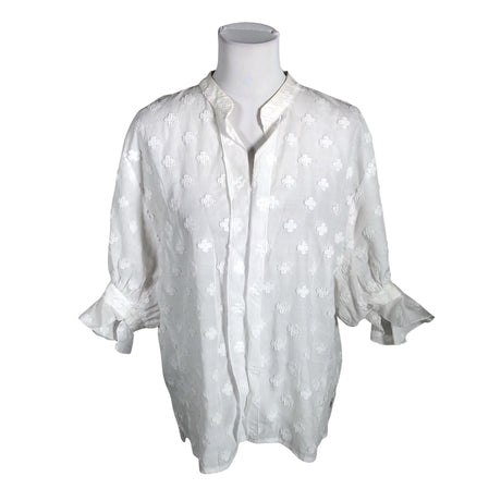 Unisex Andiata - Short-sleeved blouse, size 40 - White ()