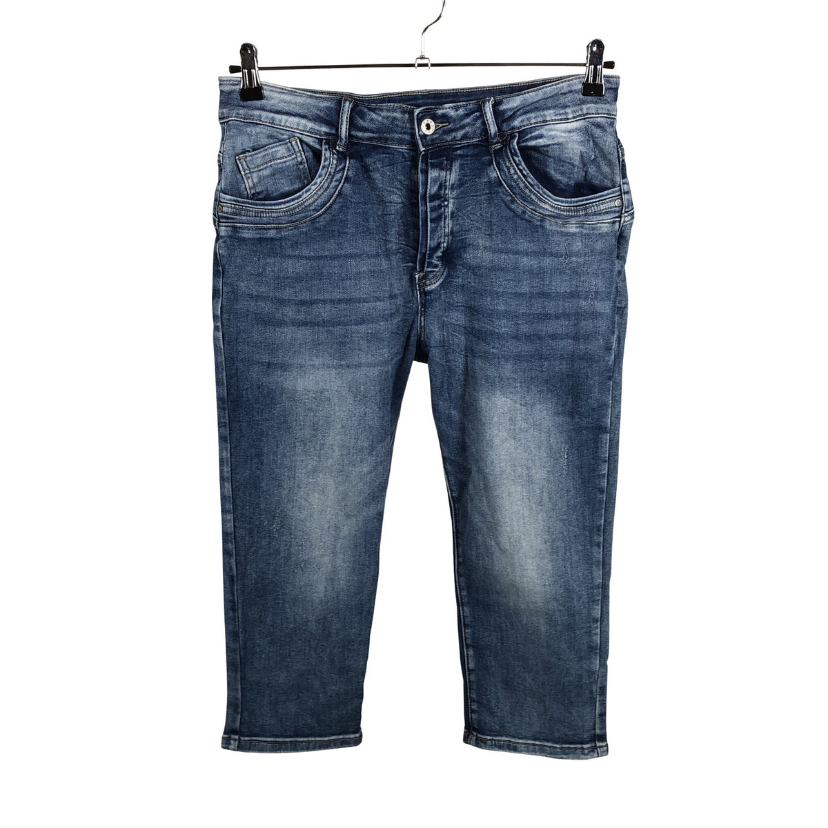 Unisex Perfect Jeans - Capri jeans, size 42 - Blue (1)