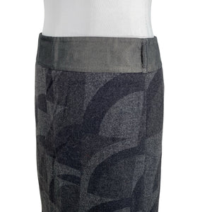Unisex 'S MaxMara - Fabric skirt, size 36 - Gray (2)