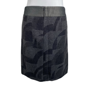 Unisex 'S MaxMara - Fabric skirt, size 36 - Gray (3)