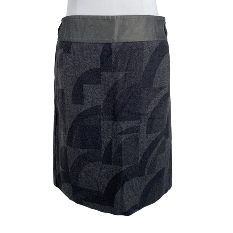 Unisex 'S MaxMara - Fabric skirt, size 36 - Gray ()