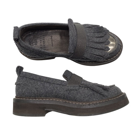 Unisex Brunello Cucinelli - Loafers, size 35 - Gray ()