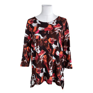 Unisex Aarrelabel - Tricot shirt, size 40 - Wine red (1)