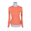 Unisex Adidas - Sports shirt, long sleeve, size 34 - Orange ()