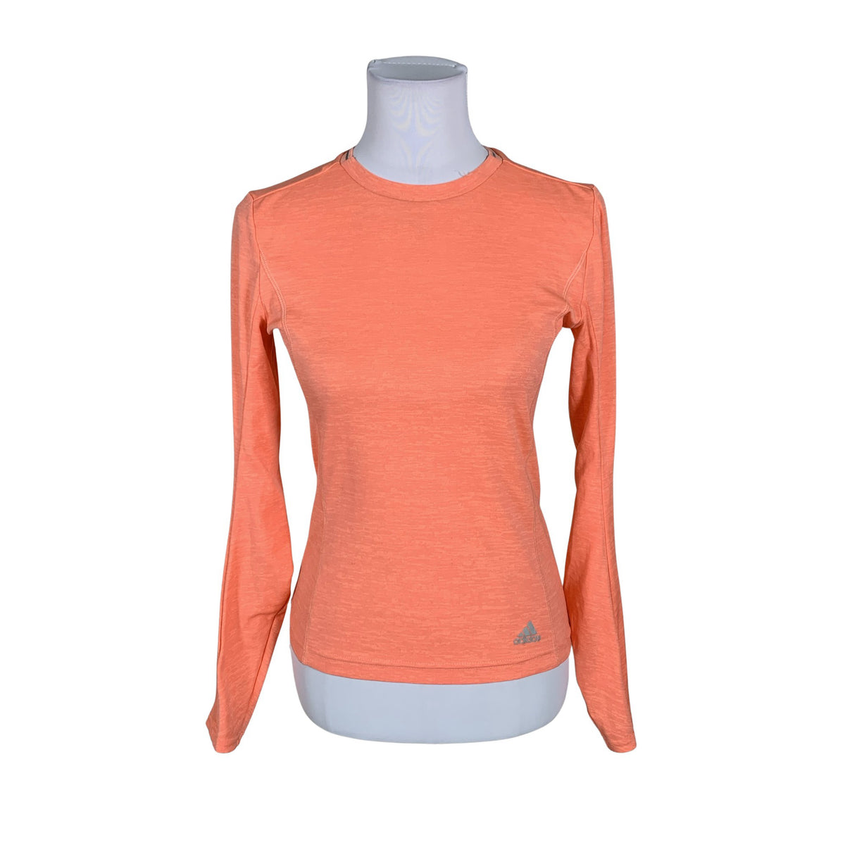 Unisex Adidas - Sports shirt, long sleeve, size 34 - Orange (1)