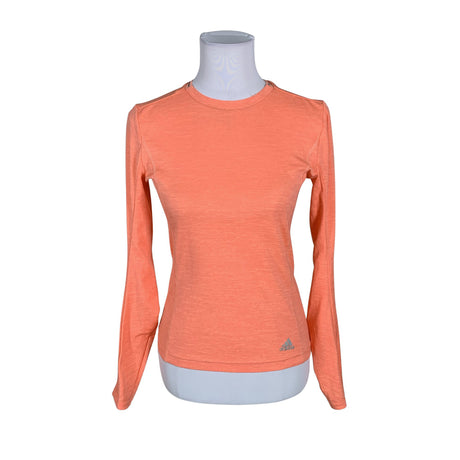 Unisex Adidas - Sports shirt, long sleeve, size 34 - Orange ()