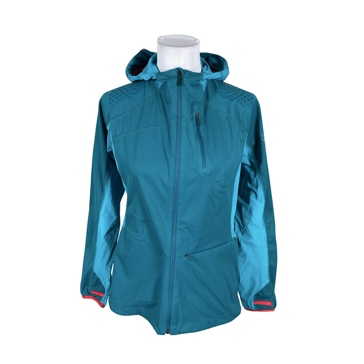 Unisex Salomon - Soft shell jacket, size 38 - Turquoise (1)