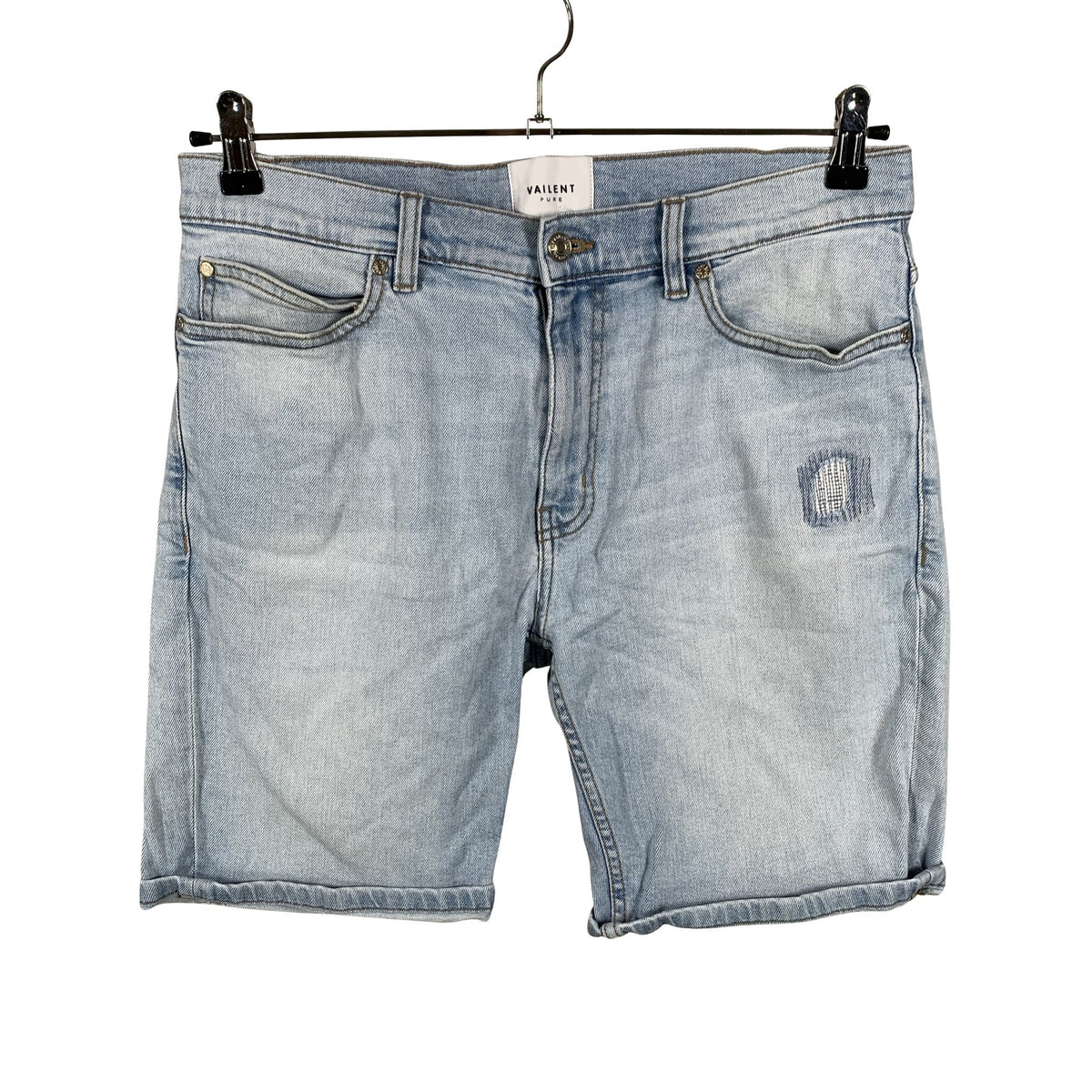 Unisex Vailent - Denim shorts, size L - Light blue (1)