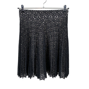 Unisex Karen Millen - Pleated skirt, size 40 - Black (1)