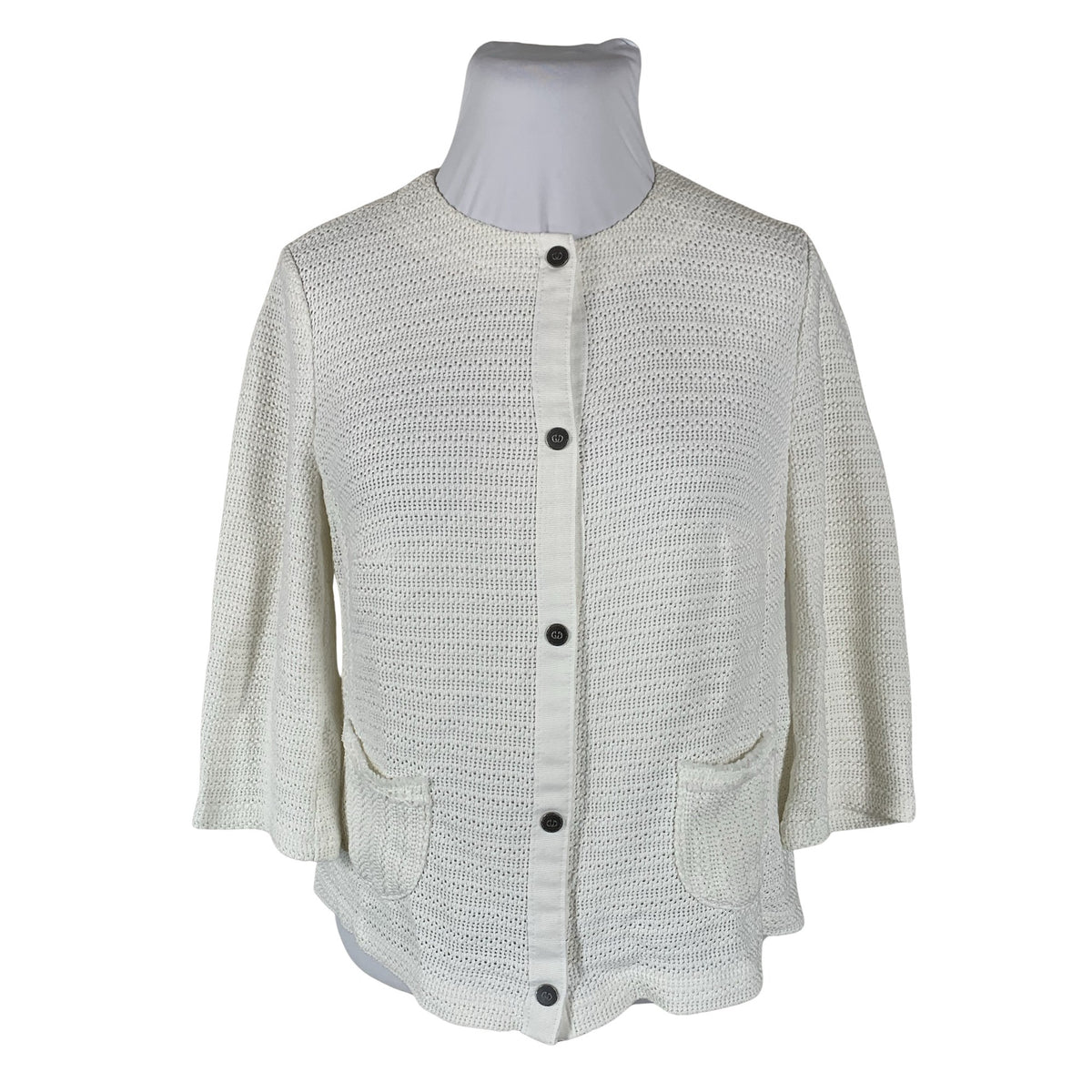 Unisex Gerry Weber - Cardigan, size 42 - White (1)