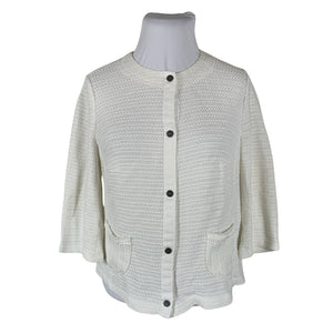 Unisex Gerry Weber - Cardigan, size 42 - White (1)