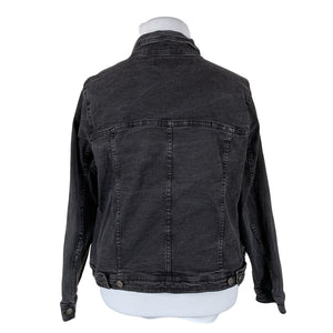 Unisex Zizzi - Denim jacket, size 44 - Gray (2)