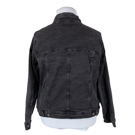 Unisex Zizzi - Denim jacket, size 44 - Gray (2)