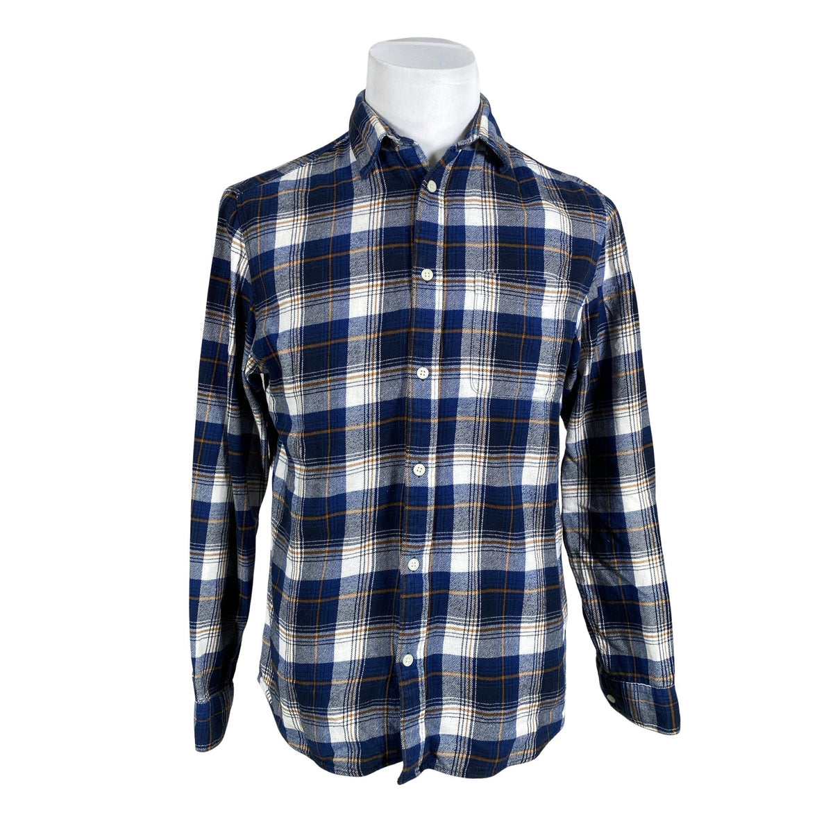 Unisex Selected - Flannel shirt, size M - Blue (1)