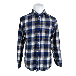 Unisex Selected - Flannel shirt, size M - Blue (1)