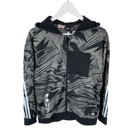 Unisex Adidas - Hoodie, size 158 - 164 - Gray ()