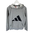 Unisex Adidas - Hoodie, size 158 - 164 - Gray ()