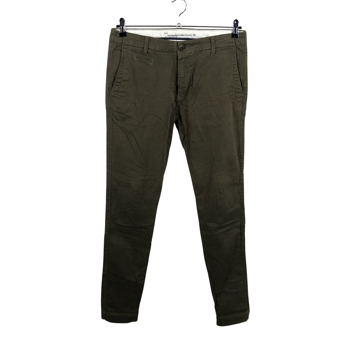 Unisex Knowledge Cotton Apparel - Chinos, size W33 - Green (1)