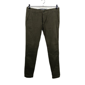 Unisex Knowledge Cotton Apparel - Chinos, size W33 - Green (1)